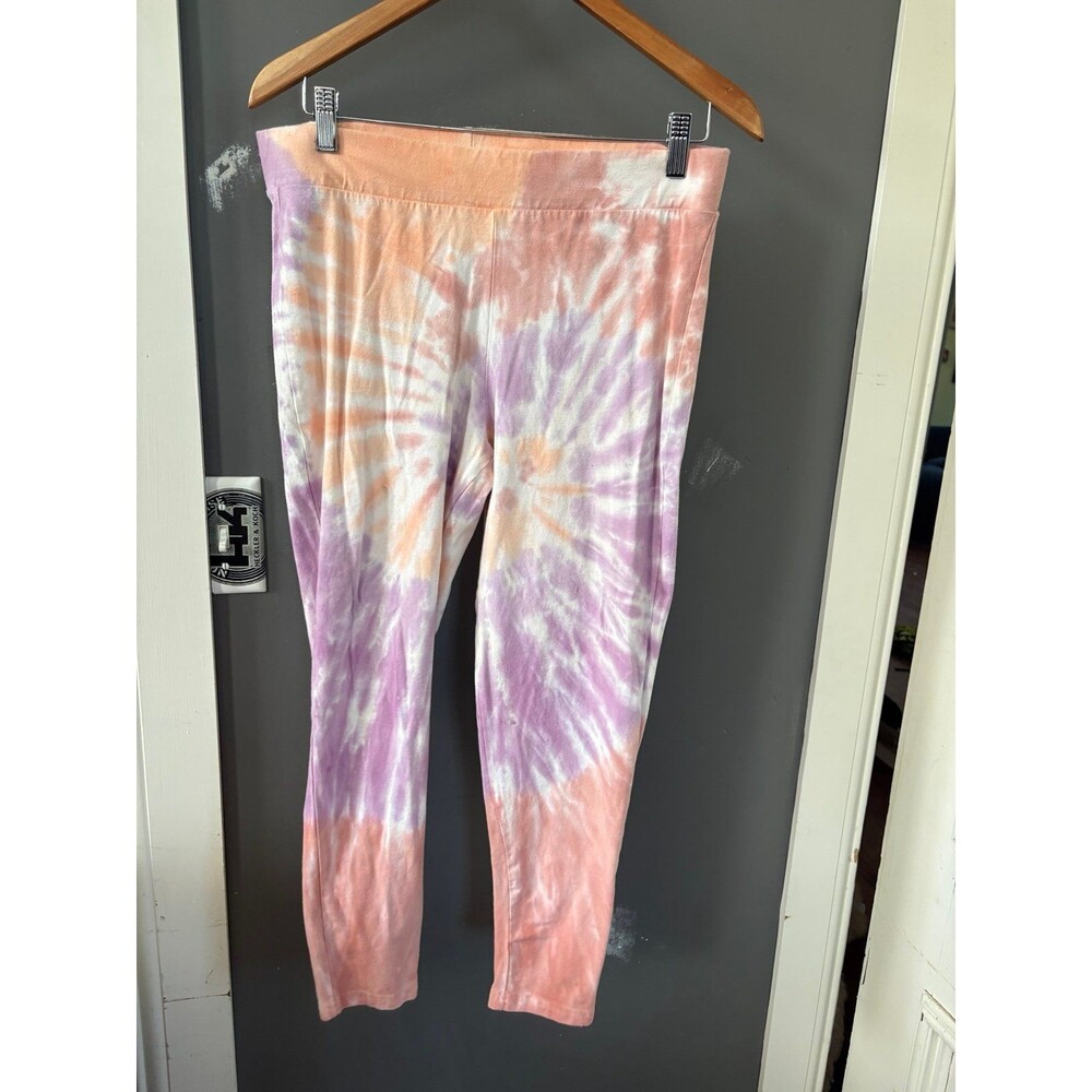 Torrid size 2 purple and orange tie dye leggings